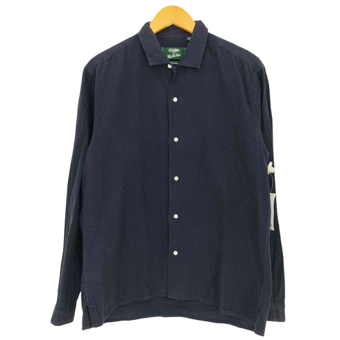 ギットマンブラザーズ GITMAN BROS. USA製 シアサッカー開襟シャツ メンズ  M